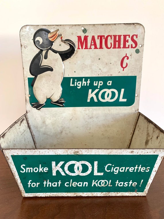 Vintage Kool Cigarette Match Holder Advertising Case - Etsy