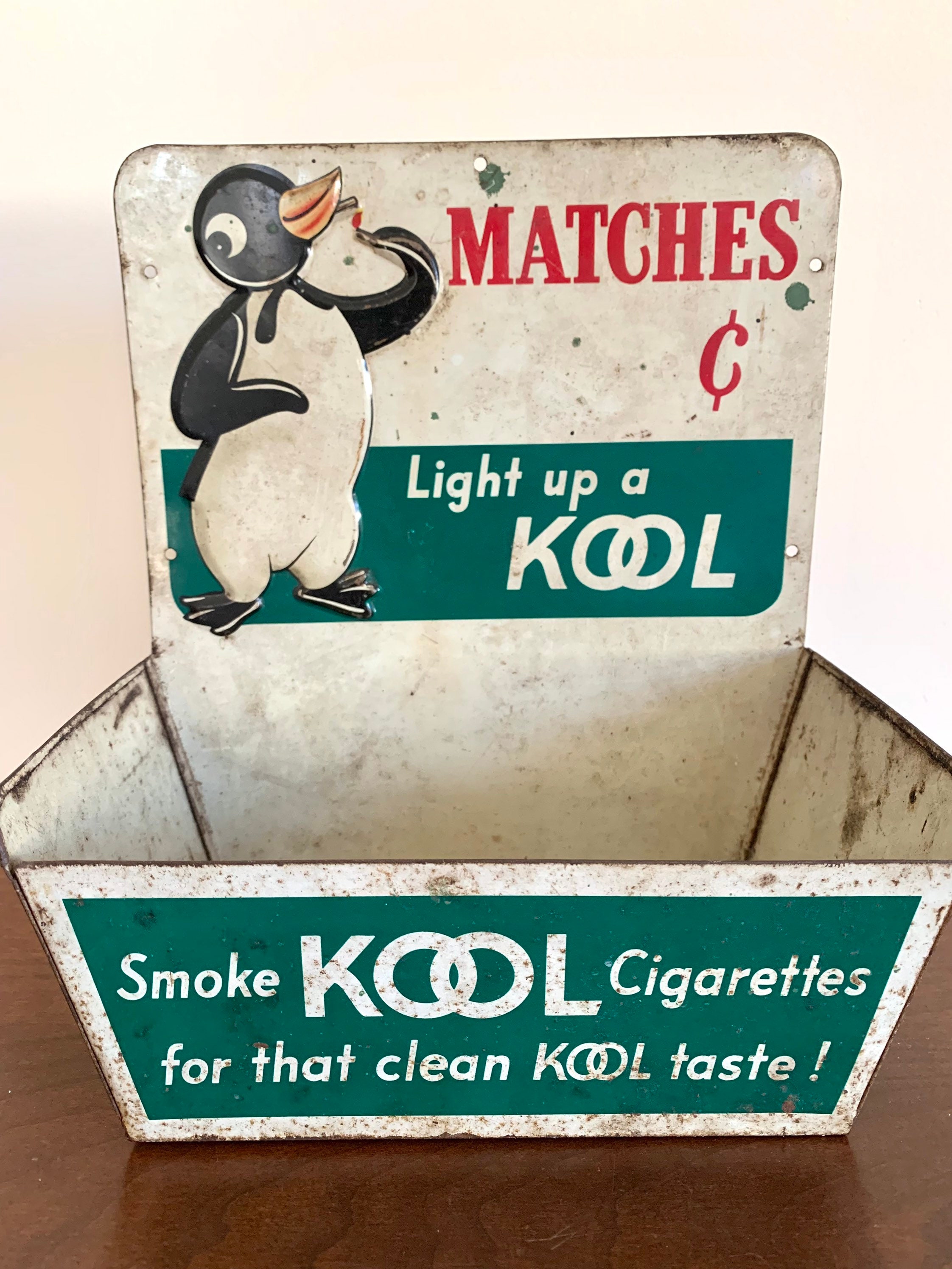 1950’s KOOL クール ビンテージ マッチホルダー BOX 看板 セット 557798904af629e7a88c9b8eb78740