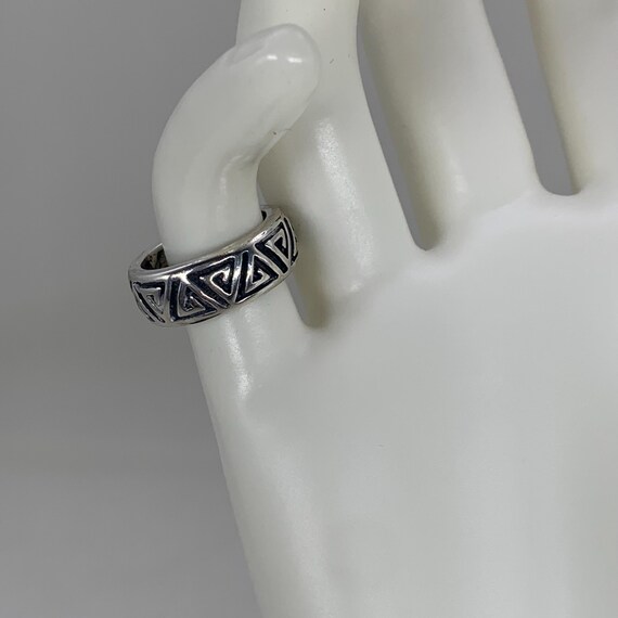 Silver Cloud Infinity Triangle Sterling Silver Ba… - image 5