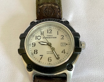 Timed Expedition Indiglo WR100 Date Wristwatch