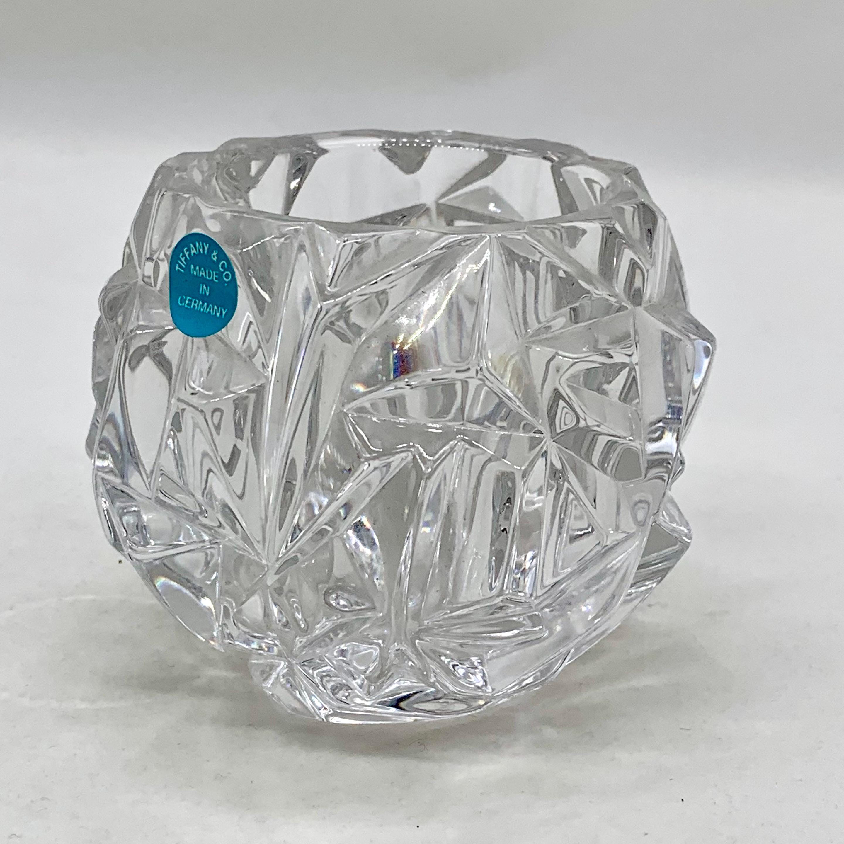 Tiffany & Co. エッチングクリスタル花瓶 Tiffanys and Co Crystal Vase - Etsy