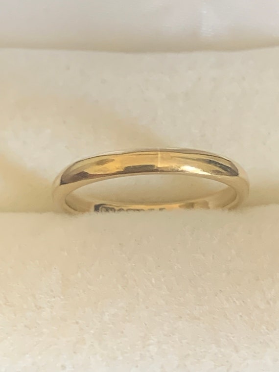 Samuel Hope 9K Yellow Gold Band Ring - image 1