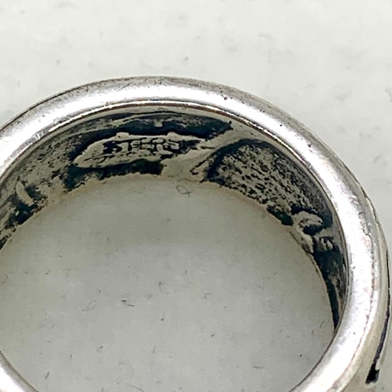 Silver Cloud Infinity Triangle Sterling Silver Ba… - image 1