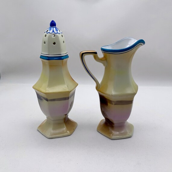 ノリタケ ベリー クリーマー＆シュガーシェイカーセット 手描き - Etsy