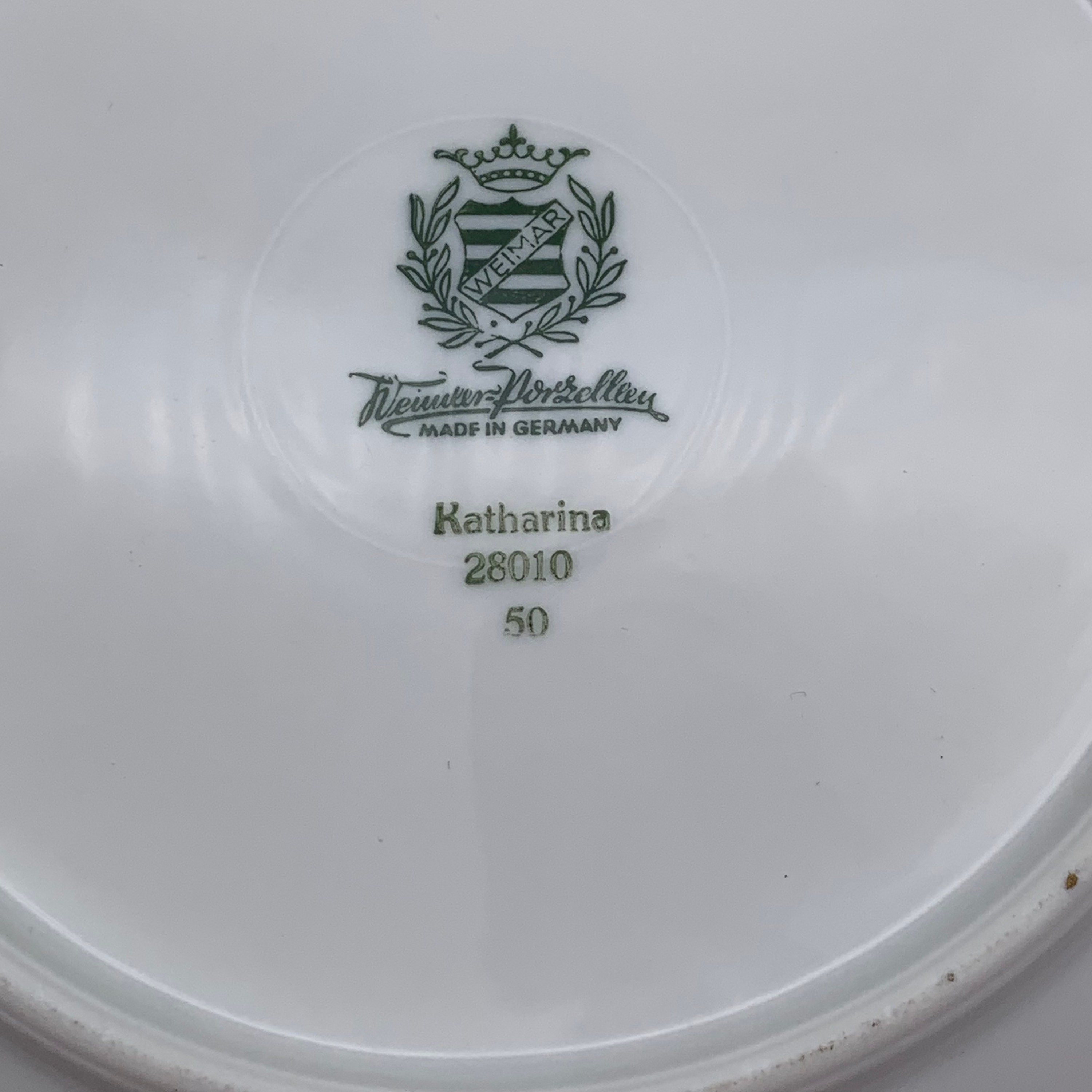Weimar Porcelain Katherine Salad/luncheon Plate - Etsy