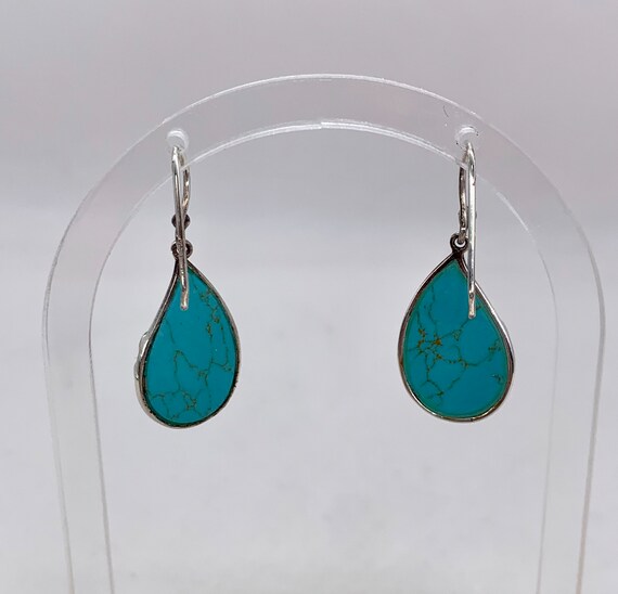 CFJ Sterling Silver Dragonfly Teardrop Earrings - image 3