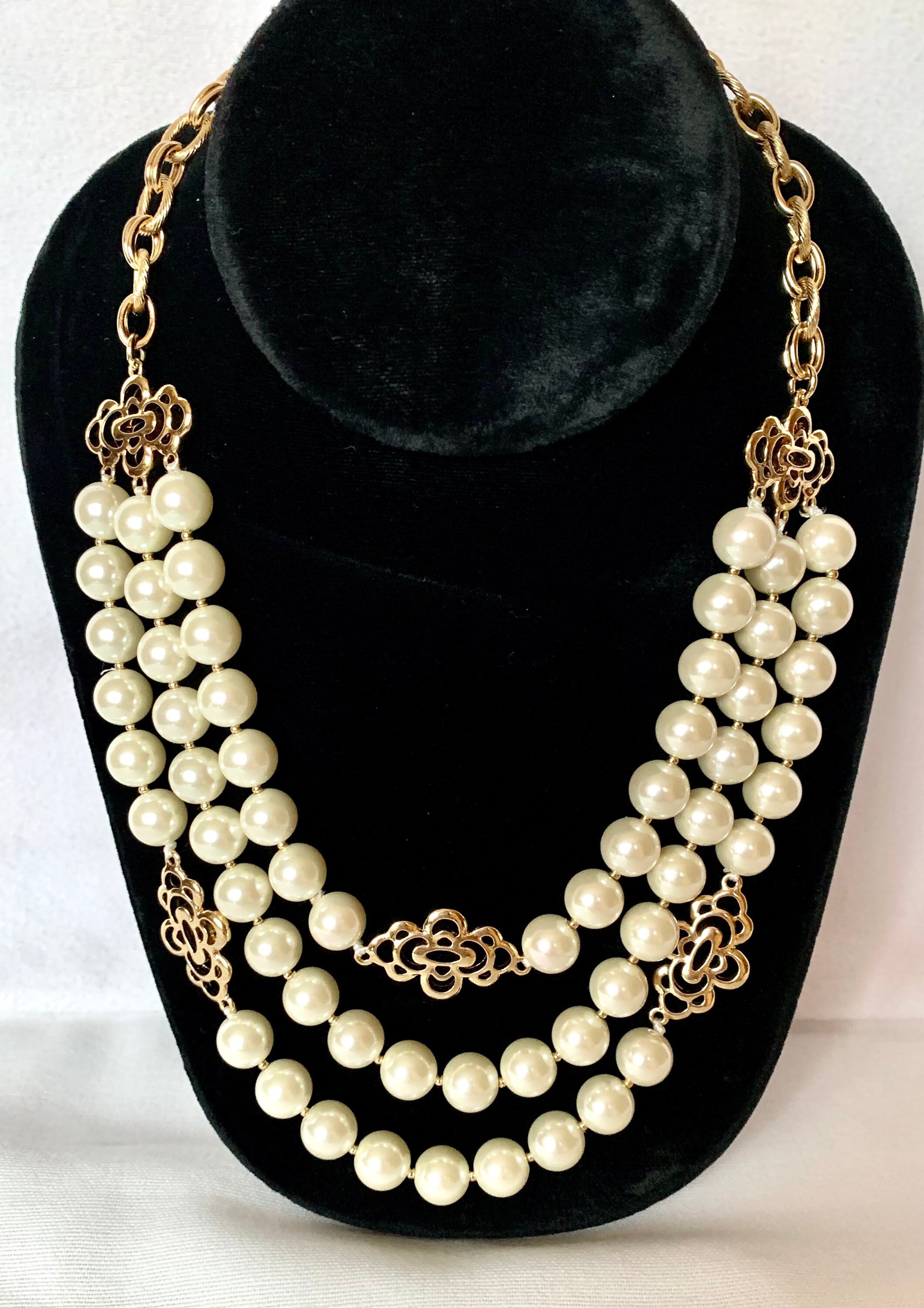 Charter Club Pearl Tower Gray Beaded Necklace Bracelet Earrings, $113, NWT  | eBay