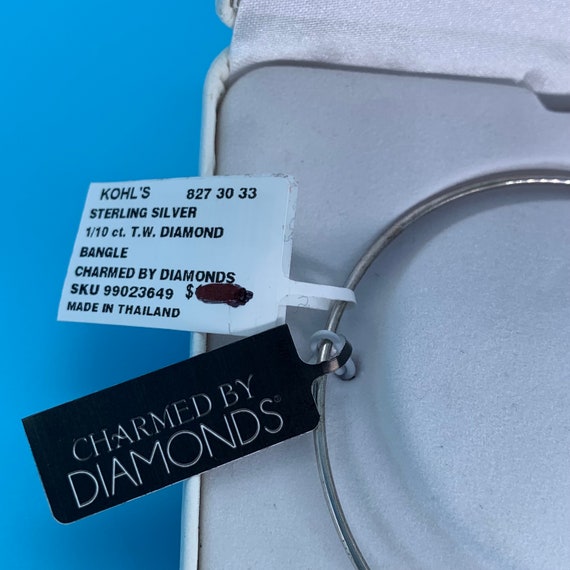 FAITH Charmed by Diamonds Bangle Bracelet - image 3