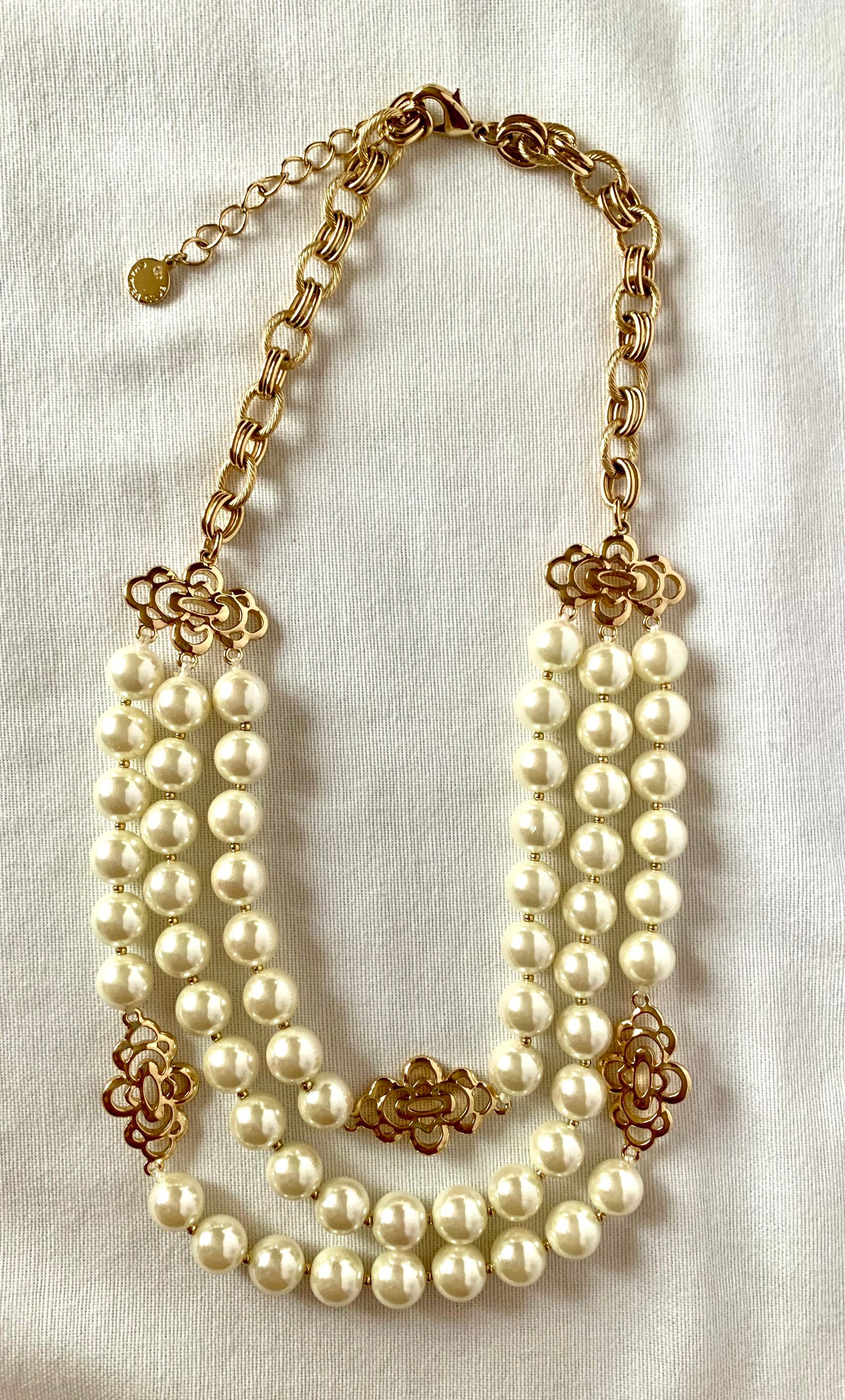 Charter Club Multi-strand Pearl Necklace - Etsy