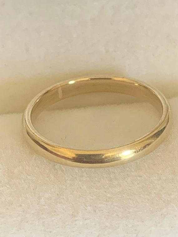 Samuel Hope 9K Yellow Gold Band Ring - image 4