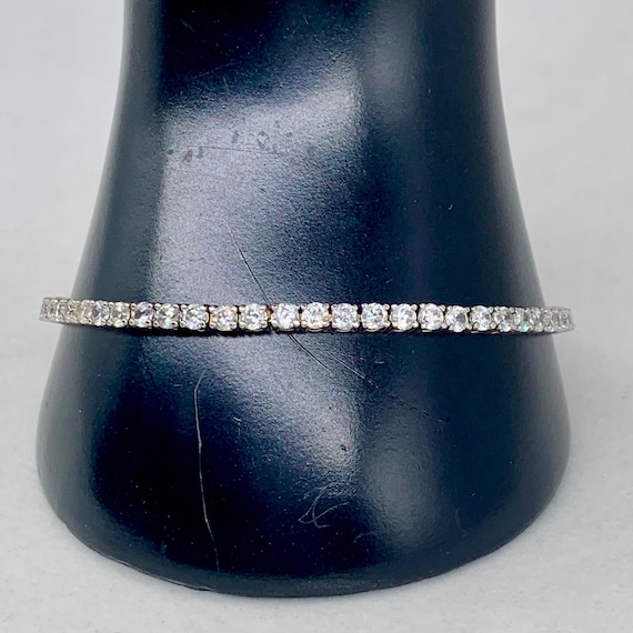 Sterling Silver CZ Tennis Bracelet