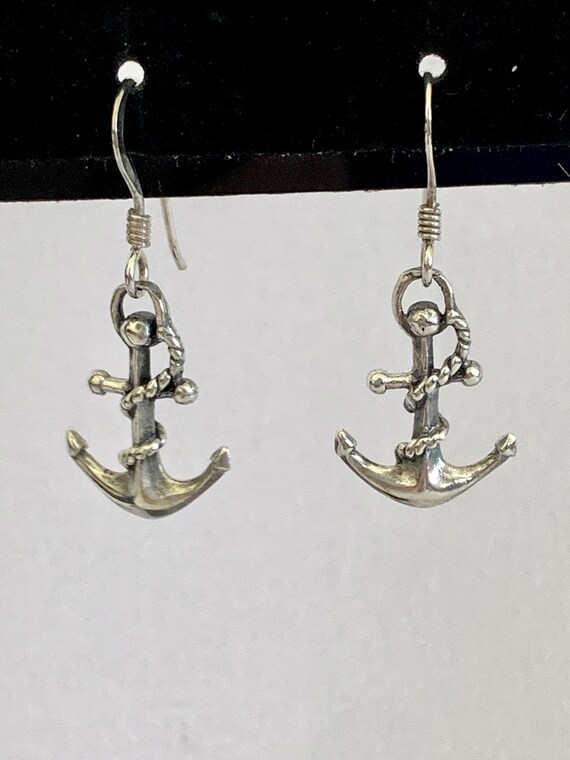 Anchor Earrings and Pendant Sterling Silver SOLD … - image 4