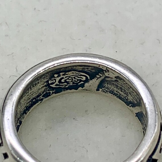 Silver Cloud Infinity Triangle Sterling Silver Ba… - image 3