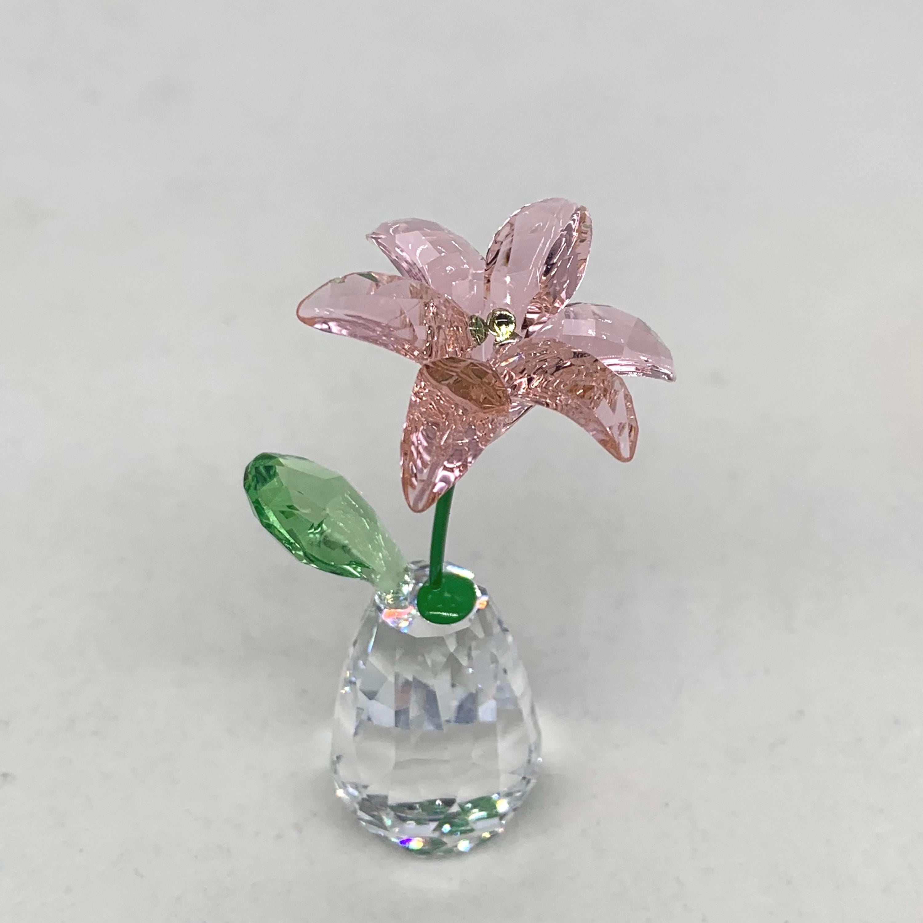 Swarovski Flower Dreams, Pink Lily - Etsy Swarovski Flower Dreams, Pink Lily - Etsy