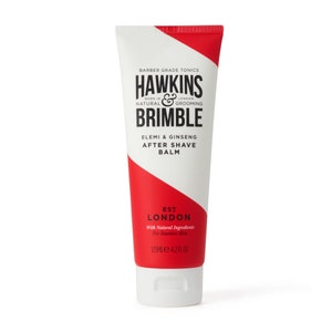 Hawkins & Brimble After Shave Balm for Men 125ml | UK British Male Grooming | Natural Ingredients