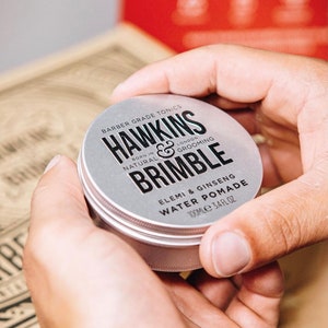 Hawkins & Brimble Hair Water Pomade 100ml | UK British Male Grooming | Natural Ingredients