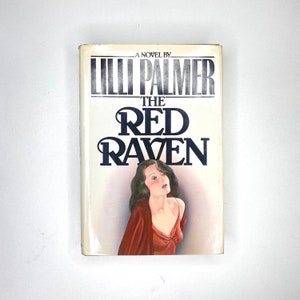 1978 - The Red Raven by Lilli Palmer First Edition Old Hollywood Novel