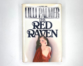 1978 - The Red Raven by Lilli Palmer First Edition Old Hollywood Novel