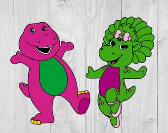 Barney Svg Etsy