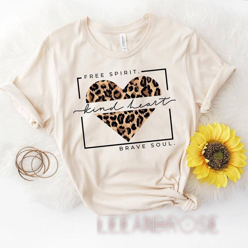 Free Spirit Kind Heart Brave Soul Youth Or Adult T Shirt Etsy