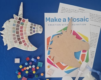 Mosaic Craft Kit - Unicorn - Any colour combination
