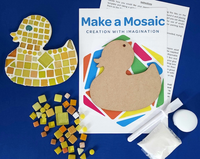 Mosaic Duck Craft Kit - Any colour combination - Spring Crafts