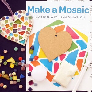 Mosaic Craft Kit - Mini Heart - Father's day  Craft Activity