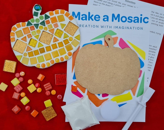 Make a Mosaic Halloween Craft Kit - Pumpkin - Halloween Crafts