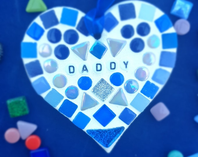 Mosaic Craft Kit - Mini Heart - Father's day  Craft Activity