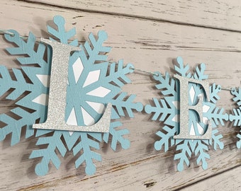 Let it Snow Banner-Christmas Banner-Wintertime Banner-Holidays Banner-Snow Days Banner-Let It Snow Garland-Let It Snow Sign-White Christmas