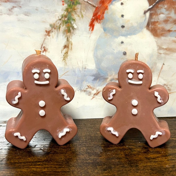 Gingerbread Candles Etsy