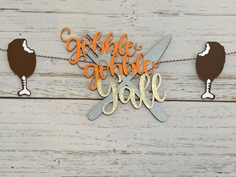 Free Shipping Gobble Gobble Banner Happy Friendsgiving Banner Thanksgiving Banner Thanksgiving Decorations Happy Thanksgiving Banner