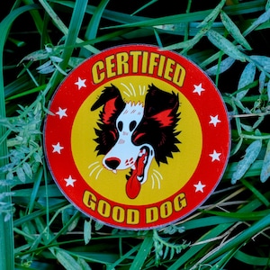 Certified Good Dog Acrylic Magnet