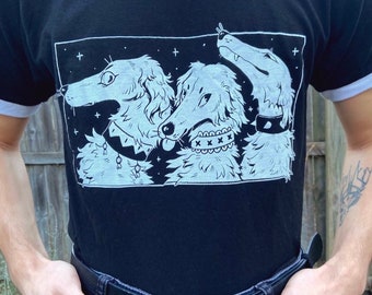 Borzoi Ringer Tshirt