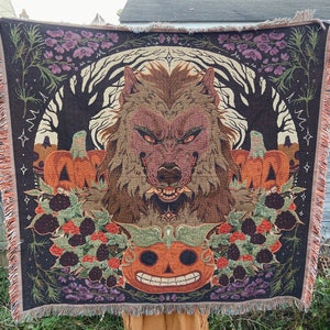Werewolf Woven Blanket