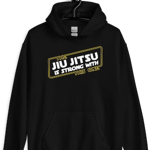 Strong Jiu Jitsu Hoodie - Martial Arts Hoodie Osu Sweatshirt Rolling Hoodie BJJ Tee MMA Hoodie