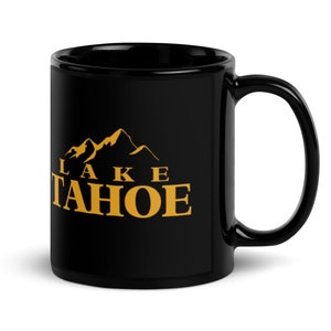 Caneca clássica de Lake Tahoe - Presente de Lake Tahoe Coffee Tahoe Latte Lake Tahoe