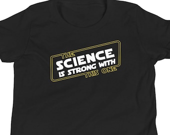 Strong Science Sci-Fi Youth Short Sleeve T-Shirt - Kids Science Tee