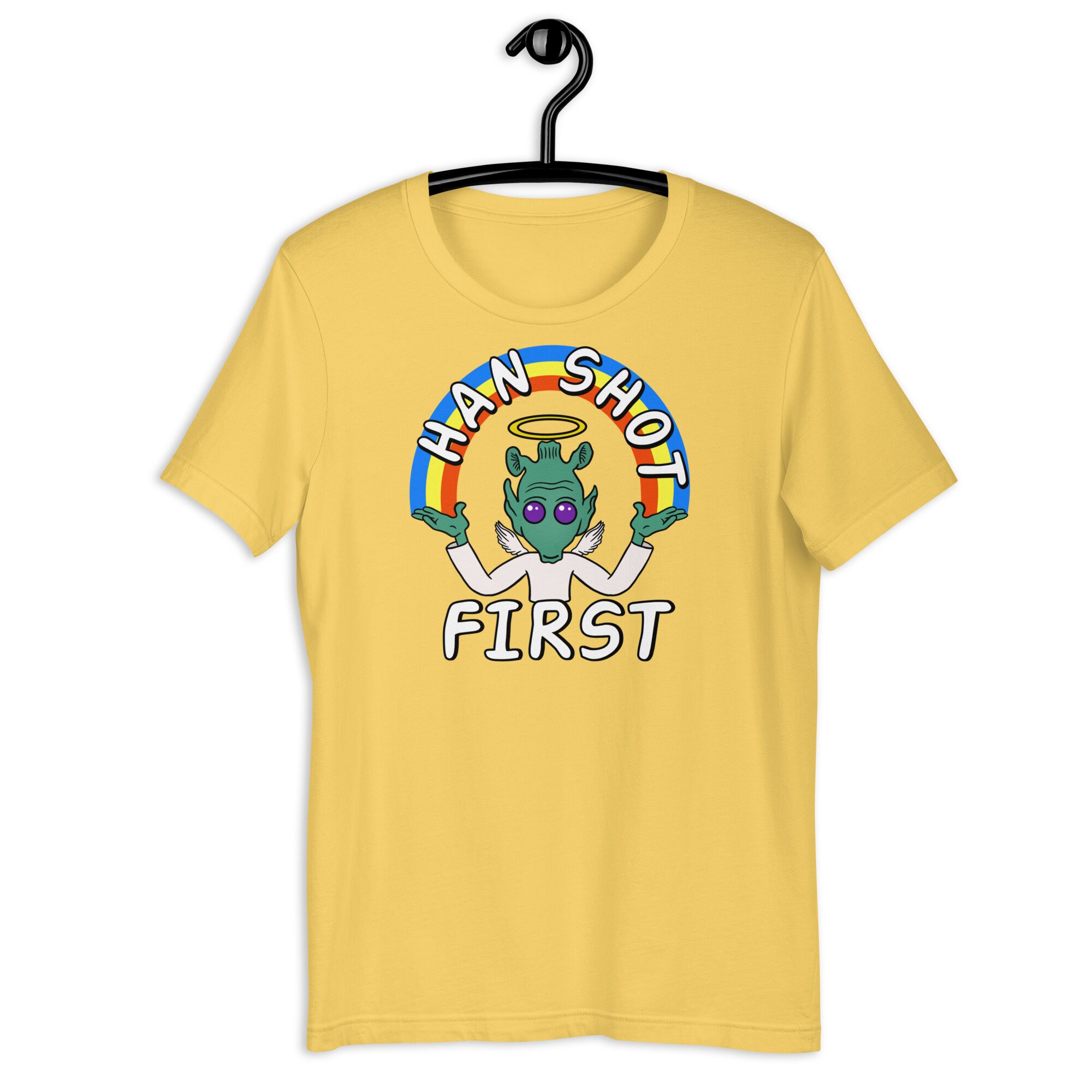 Greedo Angel T-shirt, Han Shot First Shirt, Greedo Shirt