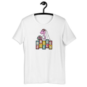Bride Zilla 1950 Retro Bride Unisex t-shirt, Bridezilla Shirt, Funny Bride, Bride to Be Shirt, Bridal Party Shirt, Wedding Shirt