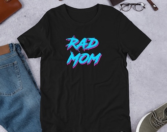 Camiseta Rad Mom - Camiseta da mamãe Camiseta da mamãe Camiseta da mamãe Rad Camiseta da mamãe legal Camiseta da mamãe Rad Camiseta da mamãe
