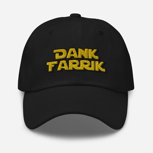 Dank Farrik Dad Hat, Geek Curse Word Hat, Sci-Fi Hat, Cursing Hat, Mando Cussing Hat