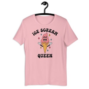 Vintage Ice Scream Queen Unisex t-shirt, Scream Queen Tee, Ice Scream Queen Shirts, Ice Cream Horror, Scream Queen Gift, Horror Fanatics