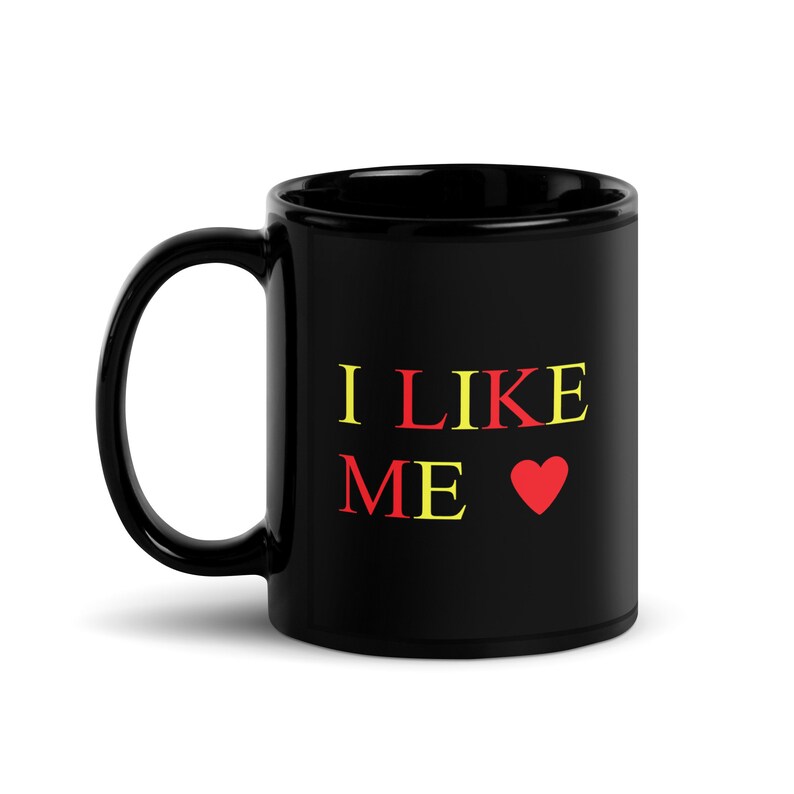 I Like Me Black Glossy Mug, Wade Wilson Mug, TVA Coffee Mug, Deadpool Mug, Wolvie Mug, I Like Me Coffee Mug
