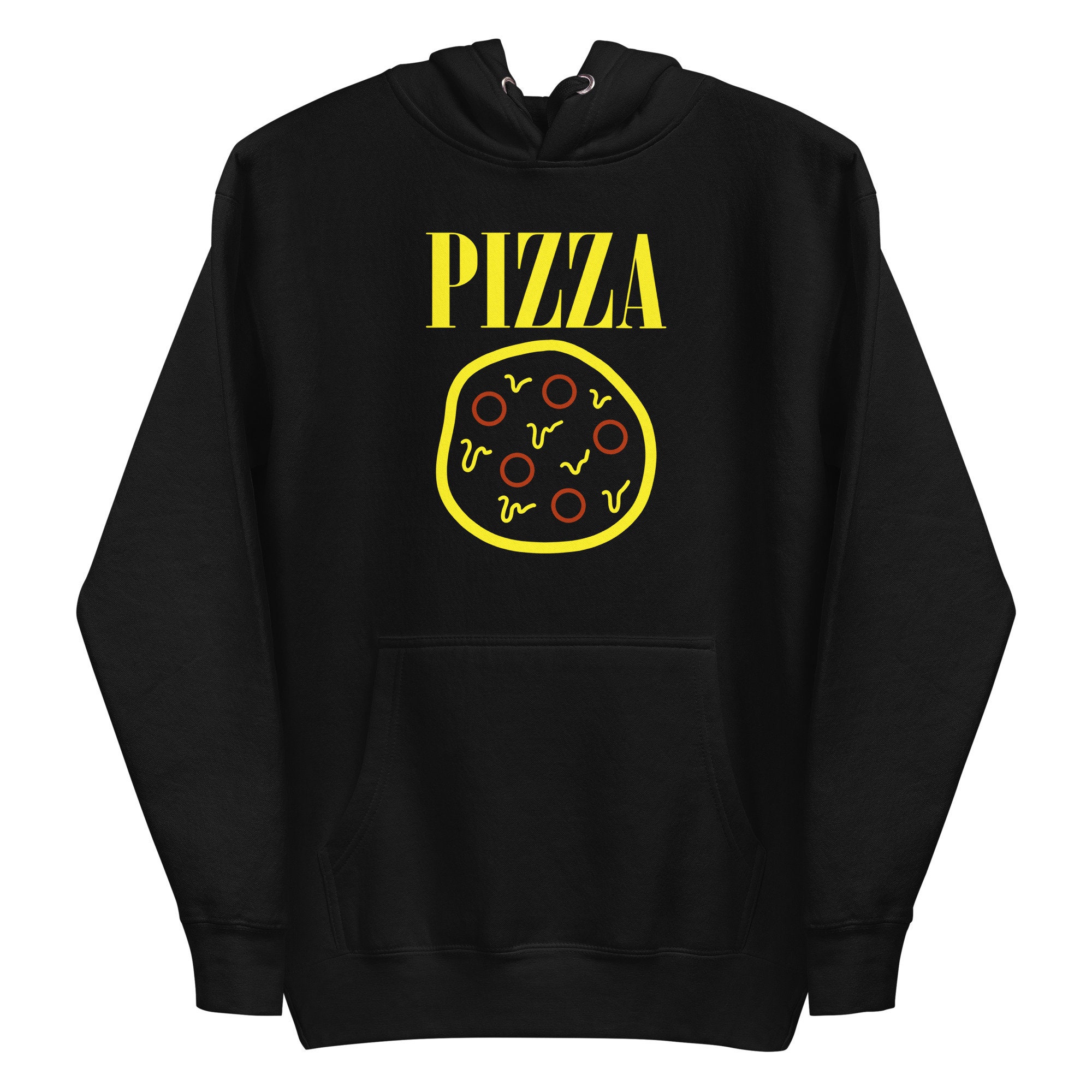 90s Pizza Spirit Hoodie - Pizza Hoodie Pizza Sweatshirt Grunge