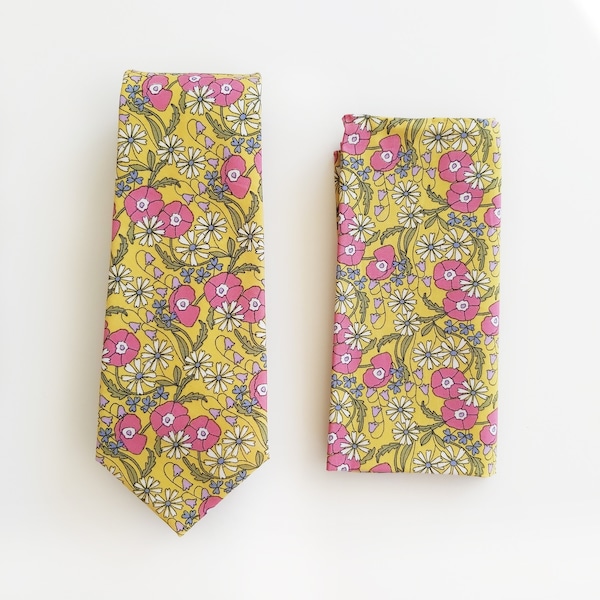 Yellow Pocket Square Etsy UK