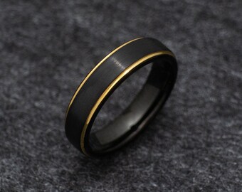 Obsidian Ring Band Etsy