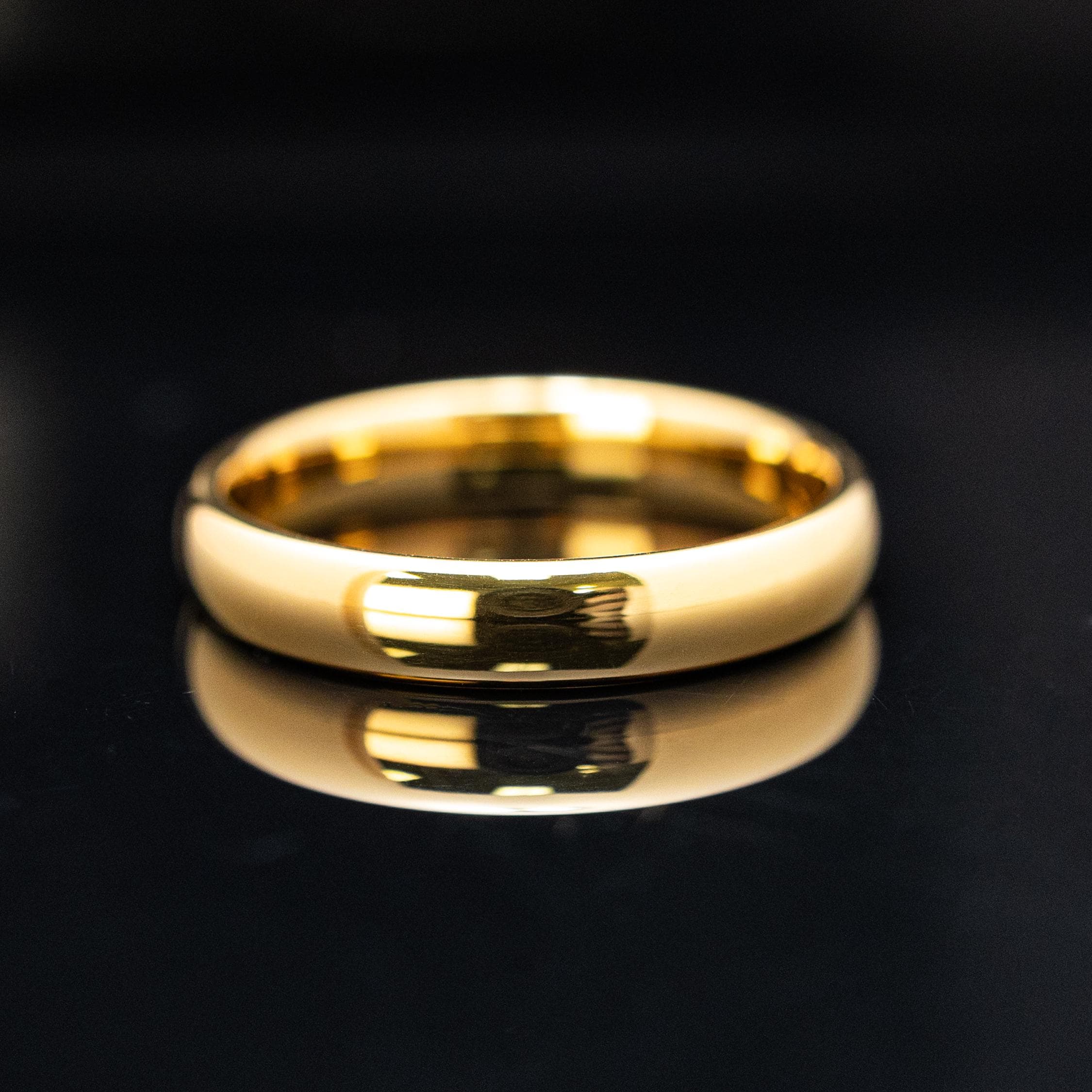 9ct Zweifarbiges His & Hers Ehering Band 5 Mm 7 Mm 9k