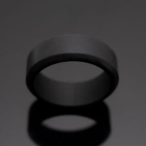 8mm Black Silicone Wedding Band – Flexible Rubber Ring for Active Wear, Comfort Fit image 6
