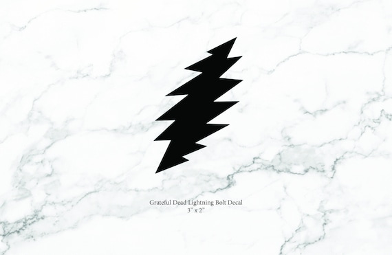 Grateful Dead Lightning Bolt Decal - Etsy